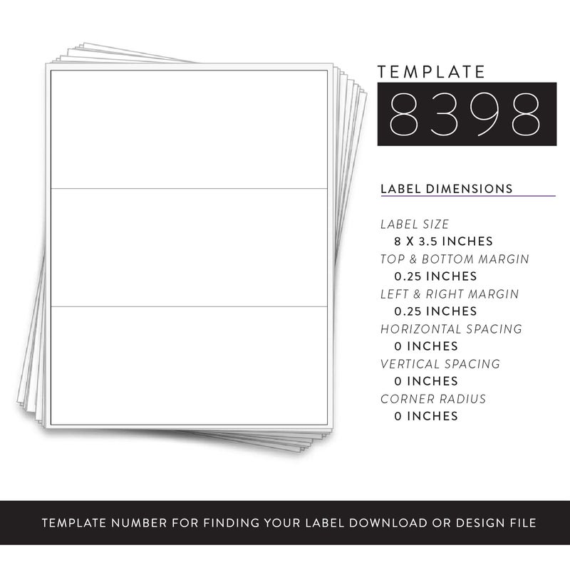 Dashleigh Waterproof Bottle Labels 8x3.5-30 Printable Vinyl Stickers for Inkjet - Custom Labels for 16oz Boston Round, Beer & Water Bottles (White Waterproof Vinyl Inkjet) - Image 4